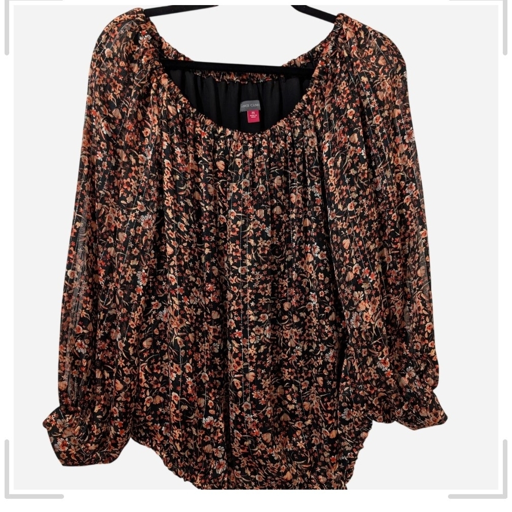 Floral Print Women's Top - Picture 10 of 13
